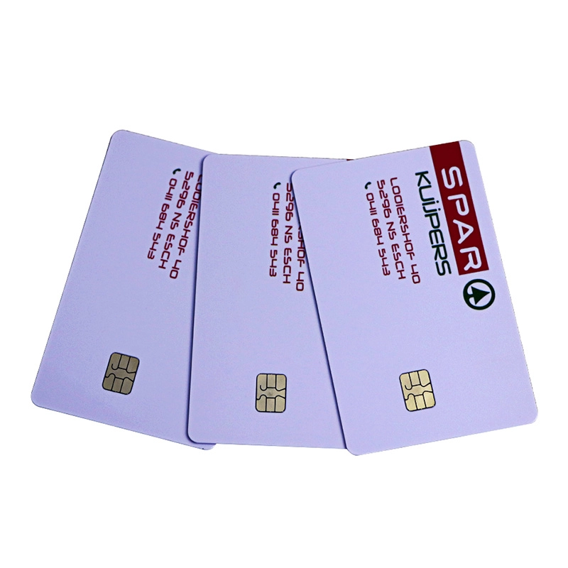 ISO 7816 FM4442 2K Barkodlu Kontak IC Kartları