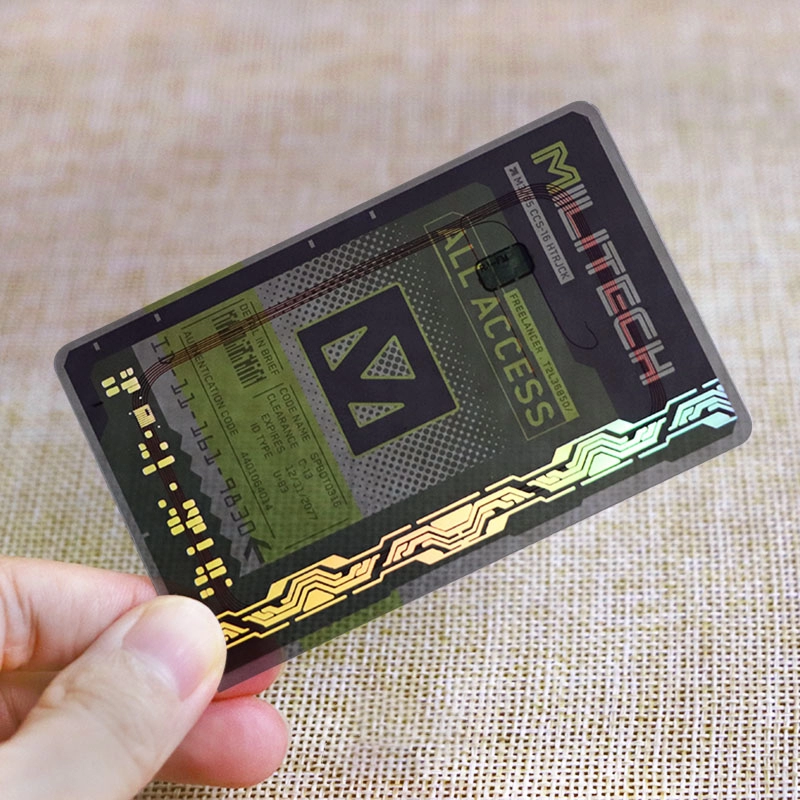 13.56Mhz RFID Şeffaf NFC Kartvizitler