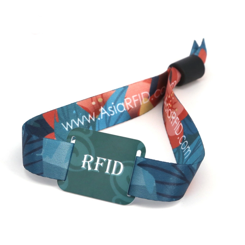 Etkinlikler İçin Ntag213 RFID Dokuma Bileklik Bileklik Tanımlaması