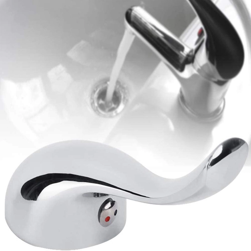 Mutfak Muslukları Kolu Kolu, Banyo Çinko Alaşımı Sıcak Soğuk Su Musluk Musluk Kolu Değiştirme 40 mm Vana Çekirdeği