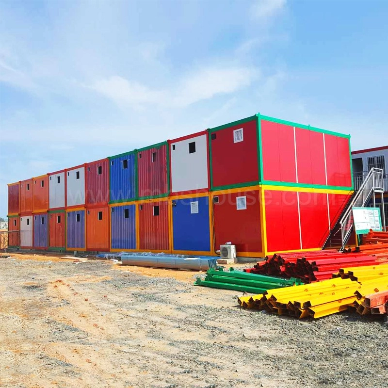 Çalışma Kampı için Özelleştirilmiş Prefabrik Ayrılabilir Konteyner Ev