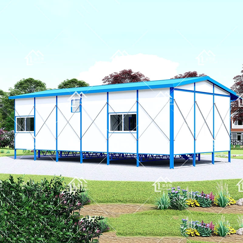 68 m2 tasarım Ucuz 3 yatak odalı Geçici olarak zemin kaplamalı prefabrik ev kullanılıyor