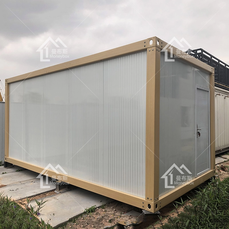 Açık mobil konteyner seti depolama barakası tasarımı