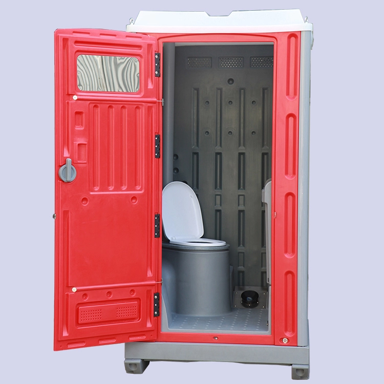 Çin Hareketli Kamp Açık Tuvalet Kamu Geçici Plastik Taşınabilir Tuvaletler Kabin