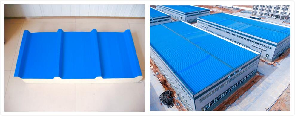 Çatı sistemi için poliüretan sandviç paneller