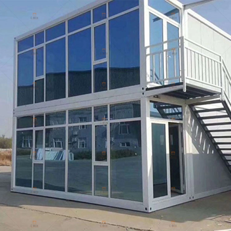 Prefabrik çelik parçalı paket konteyner ofis evi modüler