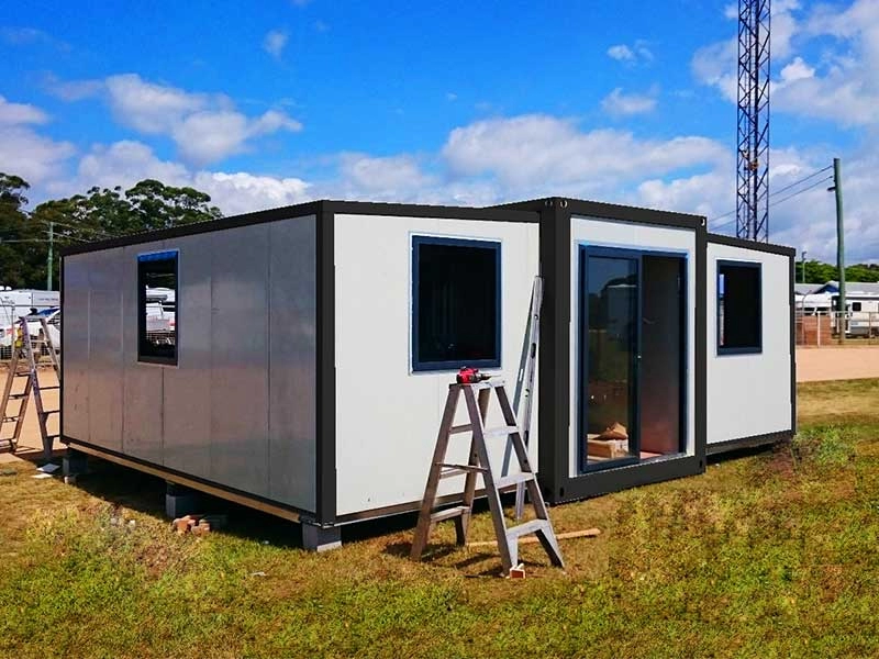 Ucuz prefabrik katlanabilir evler genişletilebilir konteyner ev