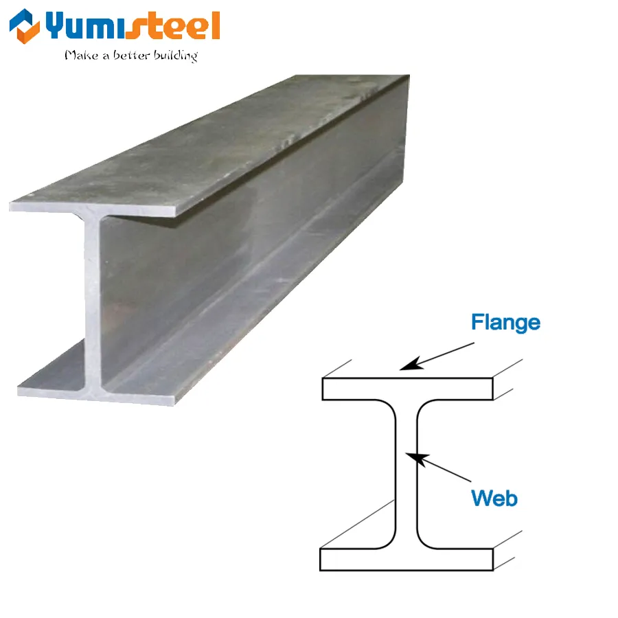 EN standartları çelik yapı için yumuşak çelik evrensel kiriş