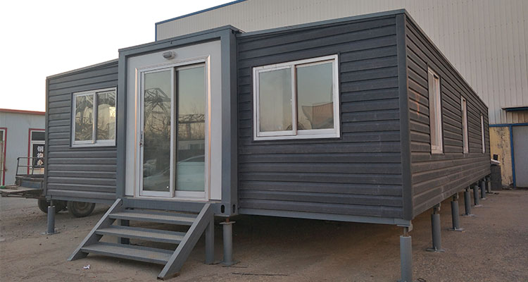 Prefabrik modern üç yatak odalı yaşayan genişletilebilir konteyner ev