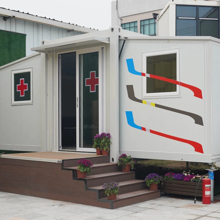 prefabrik tıbbi hastane genişletilebilir konteyner ev