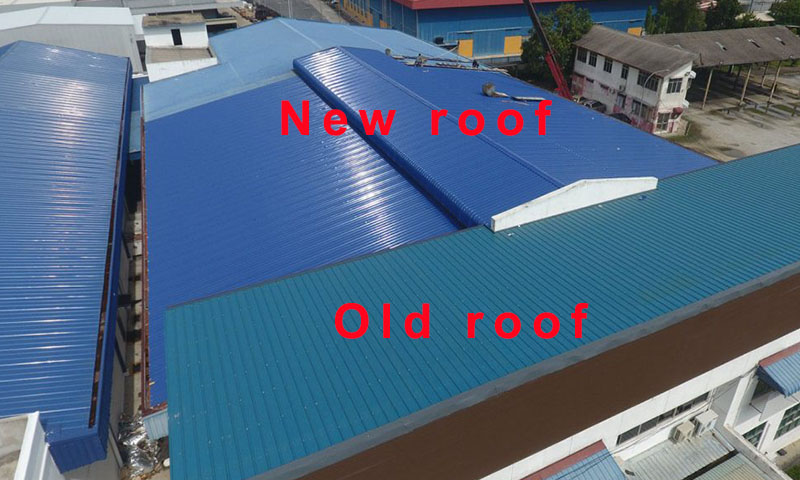 Çatı yenileme için yalıtımlı çatı panelleri