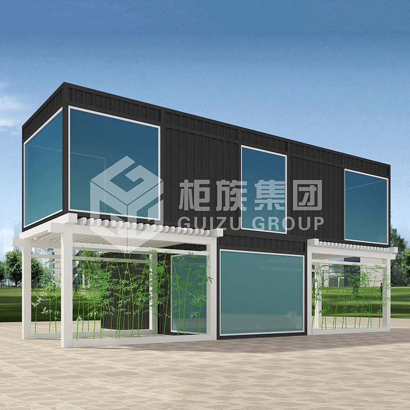 Çin Fabrika Kaynağı Çift katmanlı Konteyner stüdyosu prefabrik SOHO