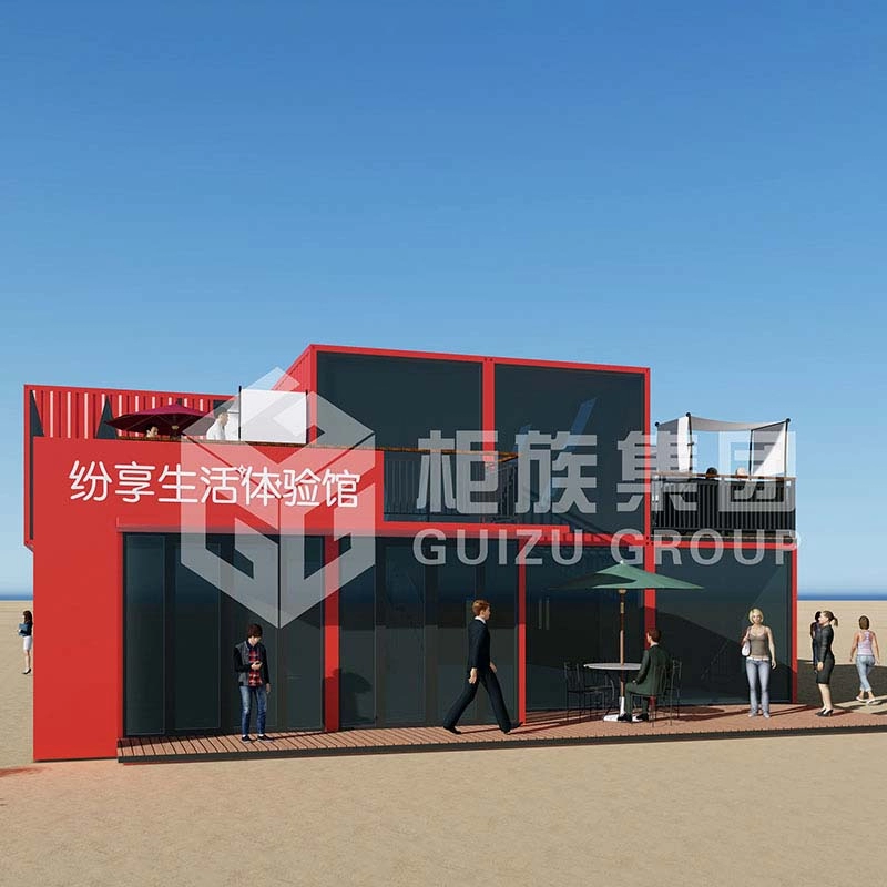 Çin Fabrika Tedarik 40ft Modüler Montajlı Nakliye Konteyneri Eğlence Mekanı