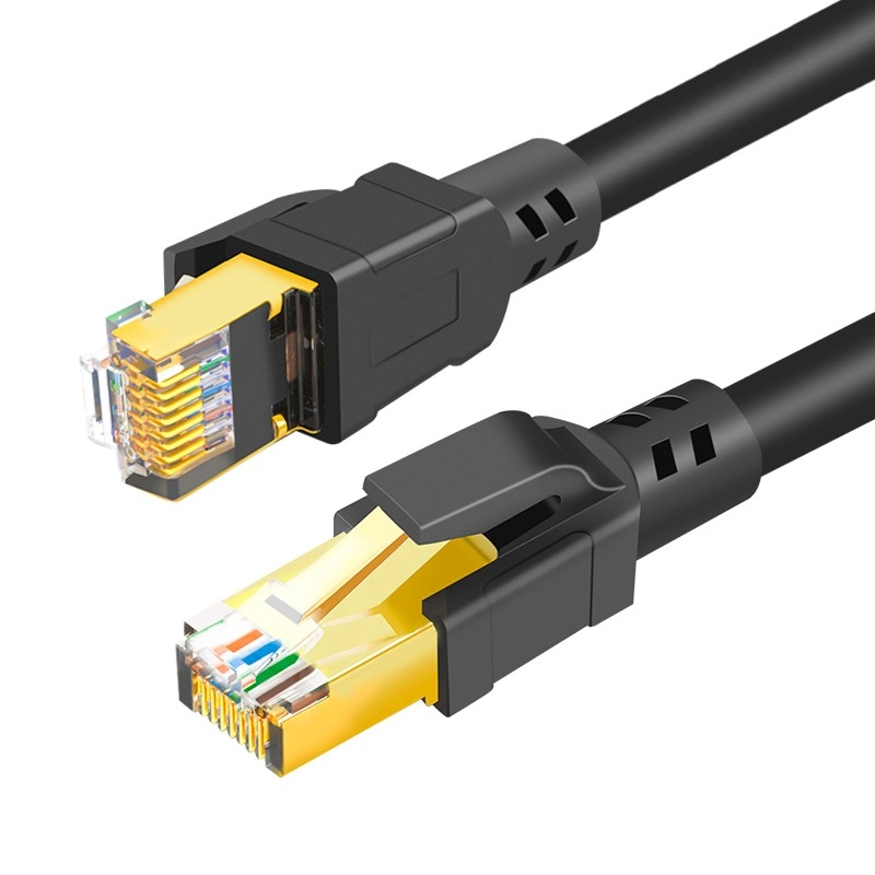Cat8 Ethernet Yama Kablosu RJ45-RJ45 UTP STP/FTP,SFTP ve SSTP