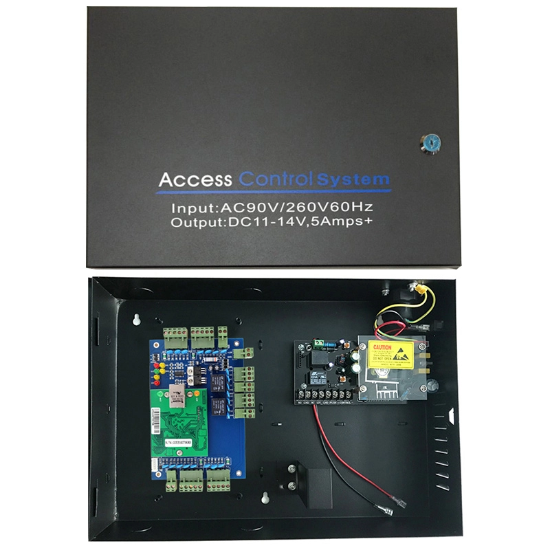AC110V/220V Erişim Güç Kaynağı ile 2 Kapılı Ağ RFID Erişim Kontrol Paneli