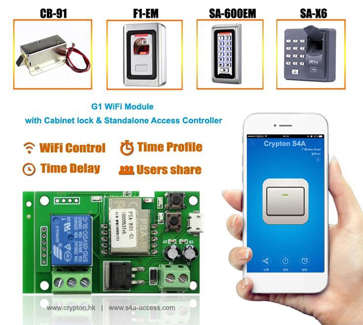 Zaman gecikmeli WIFI Erişim Kontrol Modülü