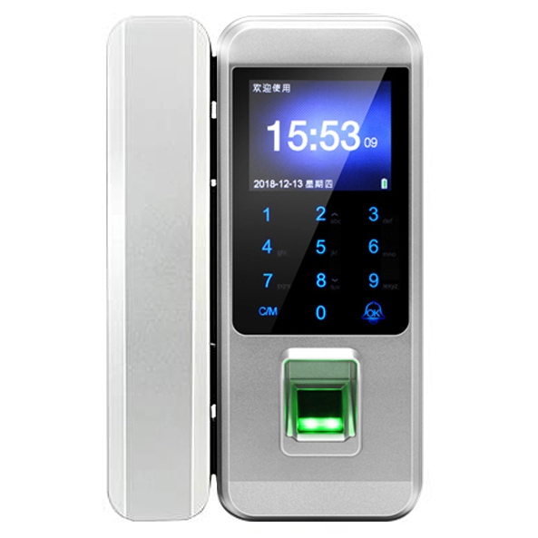 Parmak İzi ve USB Desteği Cam Kapı Dijital Kilit