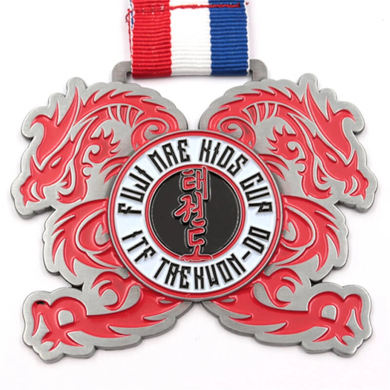 Metal logo tekvando madalyası özel fabrika