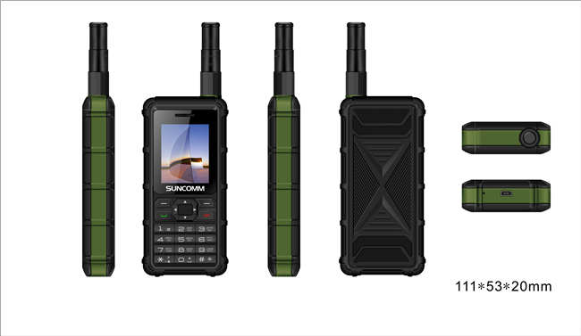 Güçlü sinyal CDMA450Mhz Siyah Çubuk Telefon
