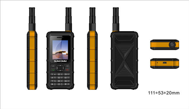 Güçlü sinyal CDMA450Mhz Siyah Çubuk Telefon