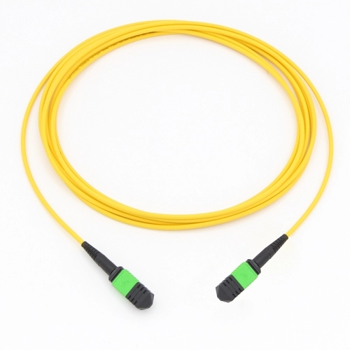 12 Fiber MPO(Dişi)-MPO(Dişi) 9/125 Tek Modlu Fiber Optik Kablo