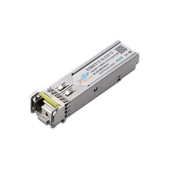 1.25G BiDi SFP TX1550/RX1310nm 10KM LC Optik Alıcı-Verici