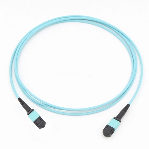 8 Fiber MPO(Dişi)-MPO(Dişi) OM3 50/125 Çok Modlu Fiber Optik Kablo